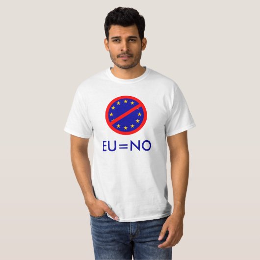 Nein zur EU T-Shirt (Vorne ganz)