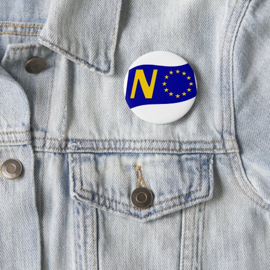 Nein zur europäischen Gewerkschaft Button (Beispiel)
