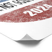 Nein zur Harris-Abstimmung 2024 für Kamala Harris Poster (Ecke)