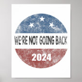 Nein zur Harris-Abstimmung 2024 für Kamala Harris Poster (Vorne)