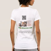 Nein zur Solen5ia-Pfote-Konstruktion T-Shirt (Rückseite)