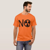 Nein zur Strahlung und zum nuklearen Power T-Shirt (Vorne ganz)
