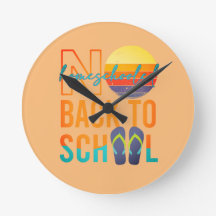 Nein zurück zur Schule - zu Hause unterrichtet