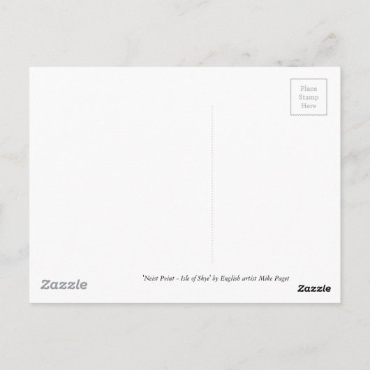 Neist Point - Isle of Skye Postkarte (Rückseite)