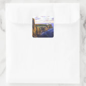 Neist Point - Isle of Skye Quadratischer Aufkleber (Tasche)