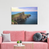 Neist Point Leuchtturm auf Skye bei Sonnenuntergan Leinwanddruck (Insitu (Wohnzimmer))