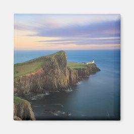Neist Point Leuchtturm auf Skye bei Sonnenuntergan Magnet
