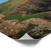 Neist Point Leuchtturm auf Skye bei Sonnenuntergan Poster (Ecke)