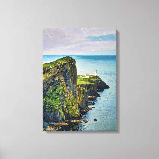 Neist Point Leuchtturm Canvas Print - Insel Skye Leinwanddruck (Vorderseite)