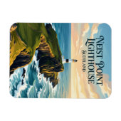 Neist Point Leuchtturm Schottland Magnet (Horizontal)