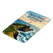 Neist Point Leuchtturm Schottland Magnet (Linke Seite)