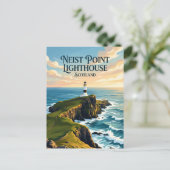 Neist Point Leuchtturm Schottland Postkarte (Stehend Vorderseite)