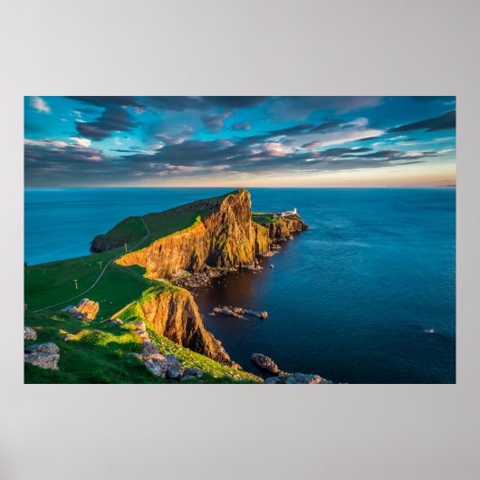 Neist Point Lighthouse, Schottland Poster (Vorne)