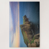 Neist Punktleuchtturm auf Skye am Sonnenuntergang Puzzle (Vertikal)