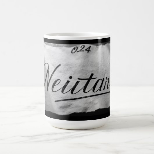 Neitare-Tasse: Minimalistischer Charm in Monochrom Kaffeetasse (Mittel)