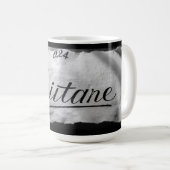 Neitare-Tasse: Minimalistischer Charm in Monochrom Kaffeetasse (VorderseiteRechts)