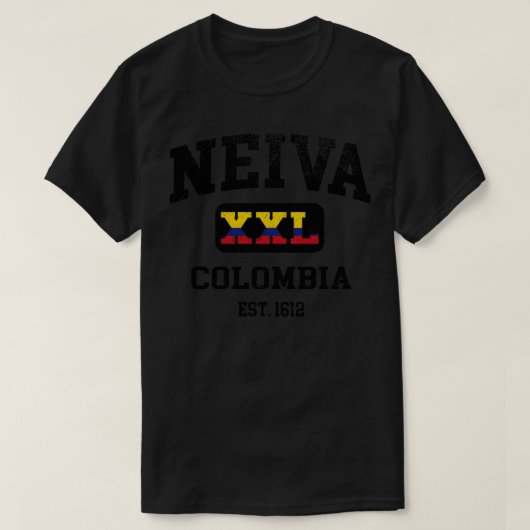 Neiva Colombia XXL Athletic design T-Shirt (Design vorne)