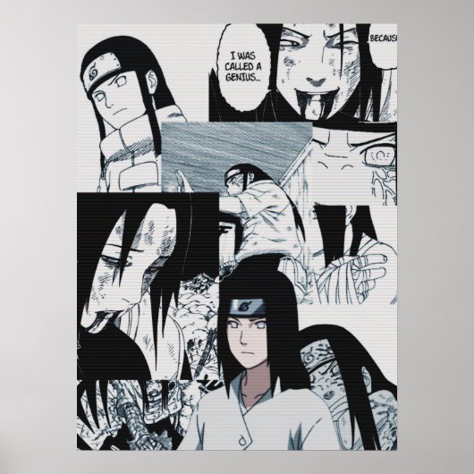neji hyuga poster (Vorne)