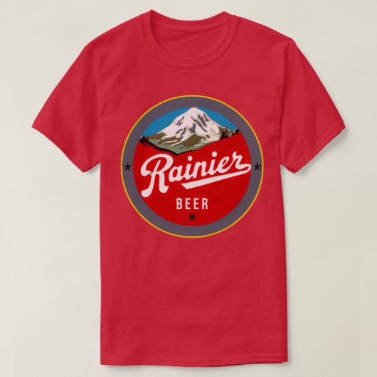 Nek ra mabok ki pie rasane ngonier Rainier Beer T T-Shirt (Design vorne)