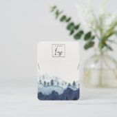 Nekklasseanzeige für das Logo "Navy Navy Pine Wood Visitenkarte (Stehend Vorderseite)