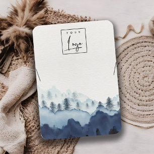 Nekklasseanzeige für das Logo "Navy Navy Pine Wood Visitenkarte