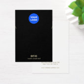 Nekklassekarte für das Schwarze Add-Logo (Schreibtisch)