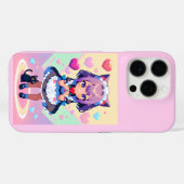 Neko Animes Pixelstil Case-Mate iPhone Hülle (Rückseite (Horizontal))