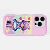 Neko Animes Pixelstil iPhone Hülle (Rückseite (Horizontal))