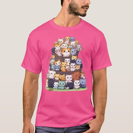 Neko Atsume T-Shirt (Vorderseite)