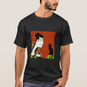 Neko, Black Cat und Samurai T-Shirt (Vorderseite)