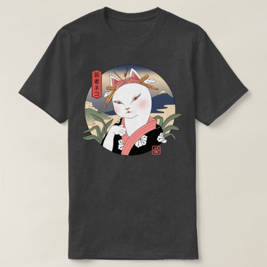 Neko Geisha 1 T-Shirt (Design vorne)