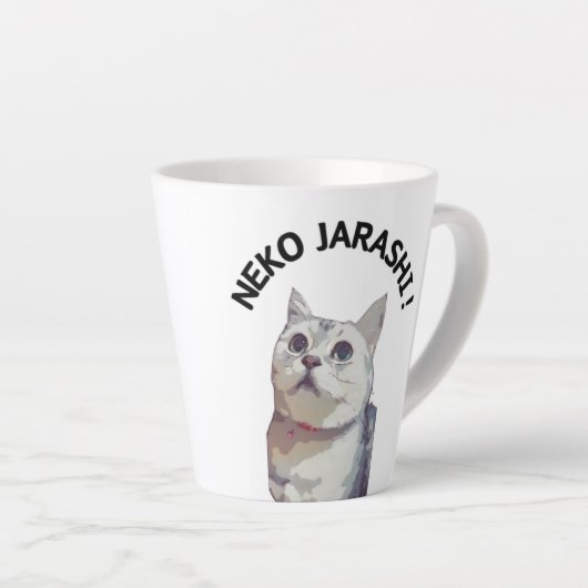NEKO JARASHI Mugs by ramu Milchtasse (Rechte Ecke)