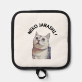 NEKO JARASHI trivet by ramu Topflappen (Vorderseite)