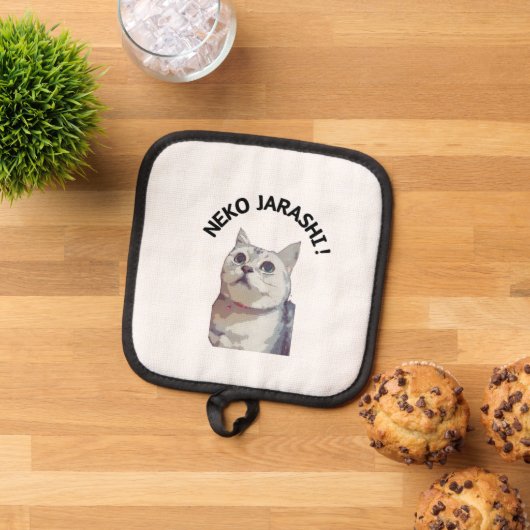 NEKO JARASHI trivet by ramu Topflappen (Oben Unten)