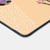 Neko Kokeshi Doll - Cat Ears Geisha Girl Schreibtischunterlage (Ecke)