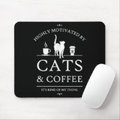 Neko Latte Cats & Amp; Kaffeemotivation , Uni-adul Mousepad (Mit Mouse)