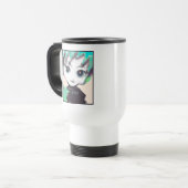 Neko Mädchen, Oko, Reisend-weiße Kaffeetasse (Vorderseite Links)