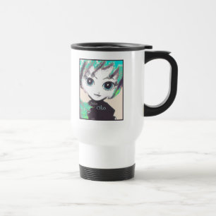 Neko Mädchen, Oko, Reisend-weiße Kaffeetasse
