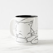 Neko Naptime Tasse (Vorderseite Links)