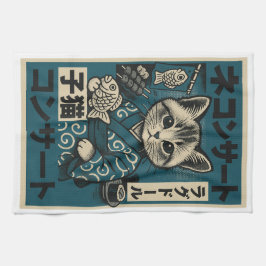 Neko Noodle Nights Geschirrtuch