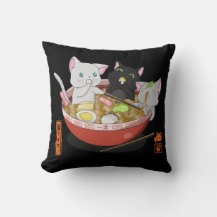 Neko Ramen cat Kissen