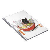 Neko Ramen cat Notizblock (Rechte Seite)