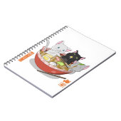Neko Ramen cat Notizblock (Linke Seite)