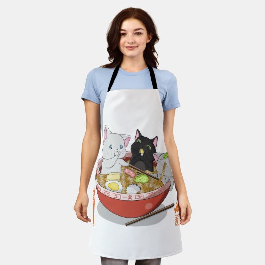 Neko Ramen Schürze (Getragen)