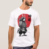 Neko Samurai T-Shirt (Vorderseite)