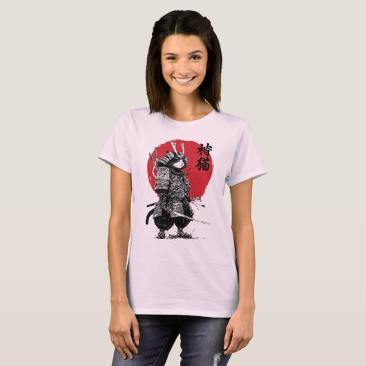 Neko Samurai T-Shirt (Vorne ganz)