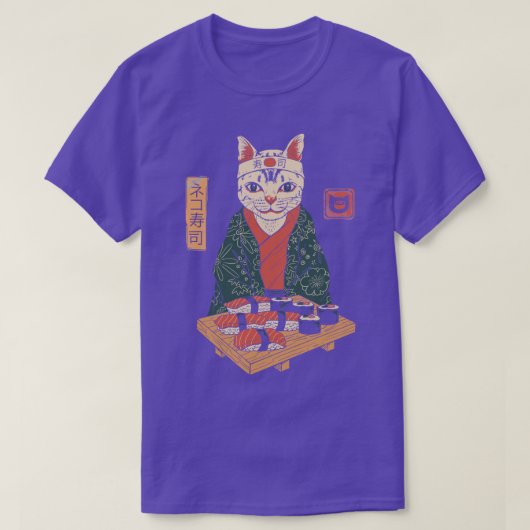 Neko Sushi Bar 1 T-Shirt (Design vorne)