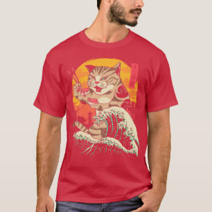 Neko Sushi Welle T-Shirt