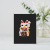 Neko: Viel Glück Neko Postkarte (Stehend Vorderseite)