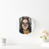 Neko Wolf Kekse Runde Wanduhr (Zuhause)